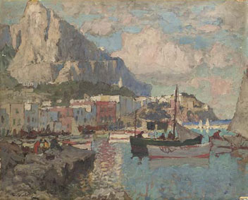 Fishermen in Capri harbour