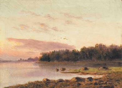 Evening at the river