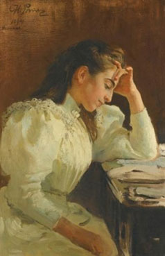 Portrait of a neapolitan girl