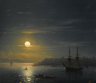 Константинополь в лунном свете