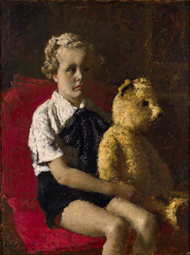 Boy with a teddy bear