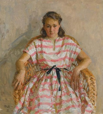 Portrait of the artist`s daughter