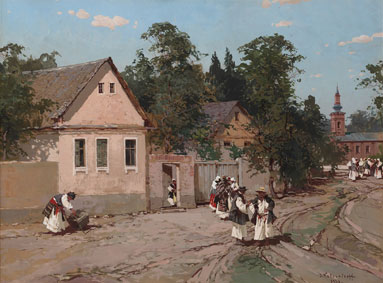 Village scene