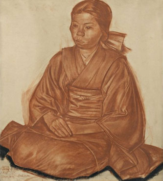 Portrait of a Japanese girl