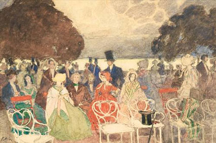 A Belle-Epoque garden party