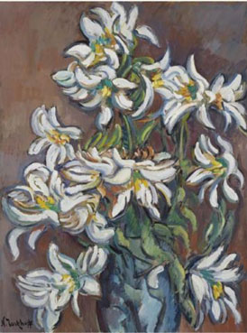 White lilies