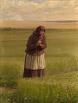 Old woman in the field