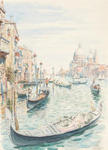 Le garnd canal à Venise