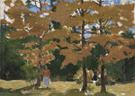 Study for the painting Oaks