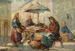 Lvov market sellers