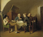 Conversation over a round table