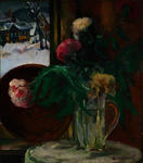 Still life with flowers in winter
