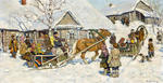 Winter sleigh ride